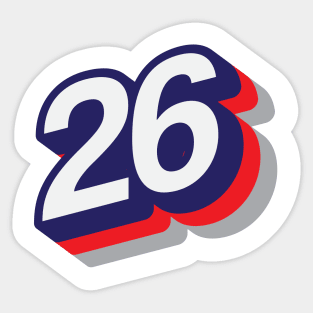 26 Sticker